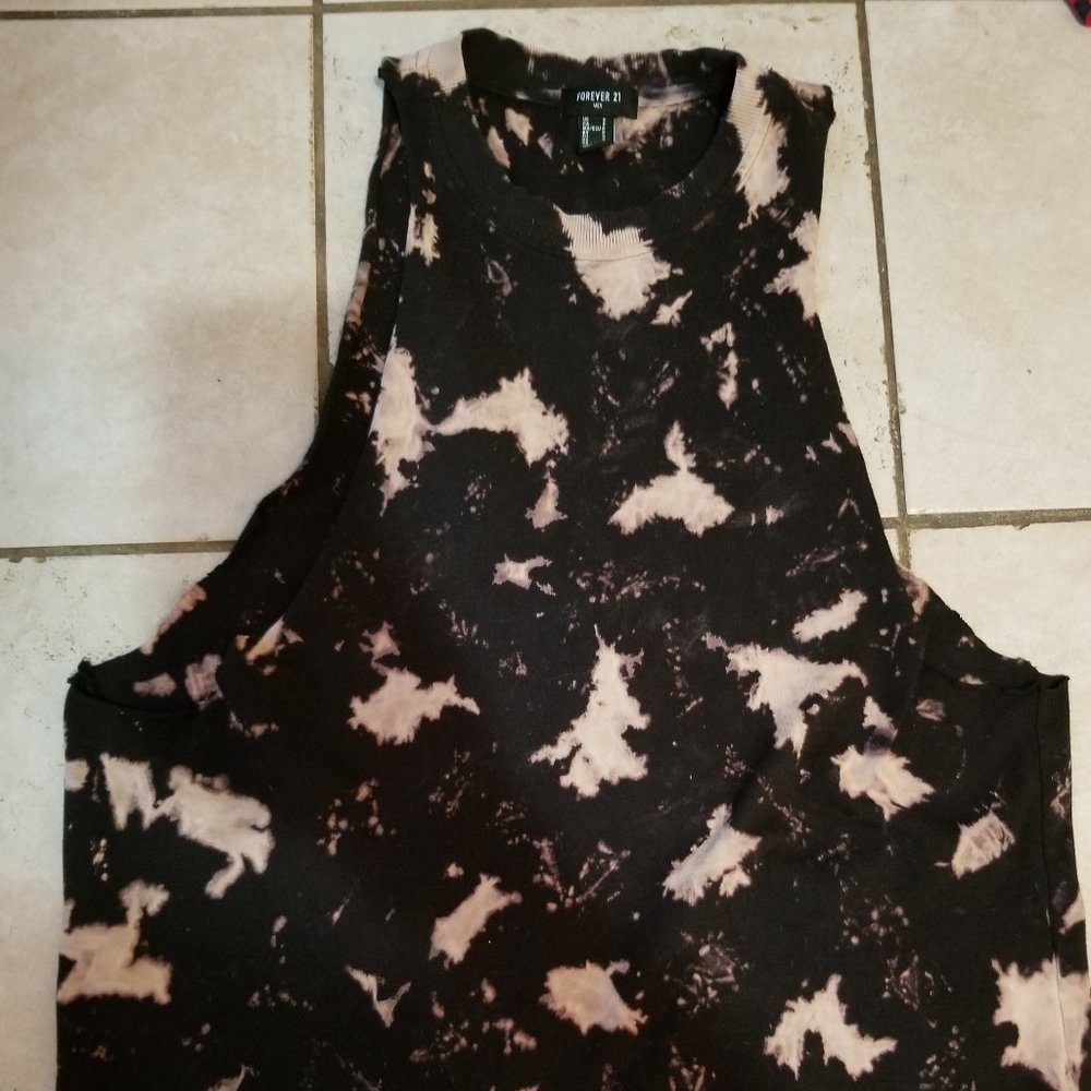 Forever 21 cut off tank top men